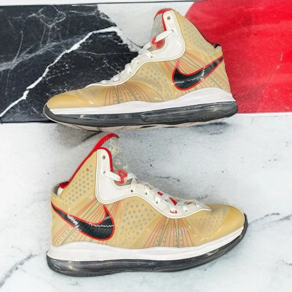 Nike LeBron 8 V/2 “Home” | 2011 OG | Men’s 8.5 / Women’s 10 | Rare Collectible - Picture 8 of 12